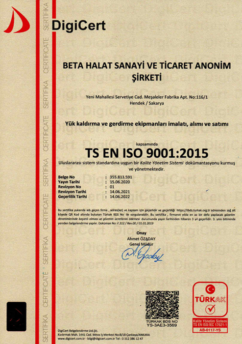 TS EN ISO 9001:2015